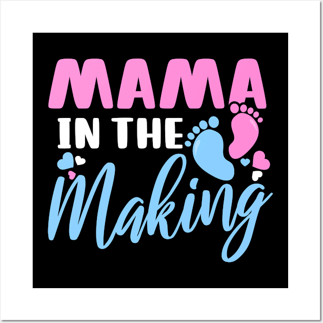 Pregnancy Announcement Shirt | Mama In The Making Wall Art by Gawkclothing